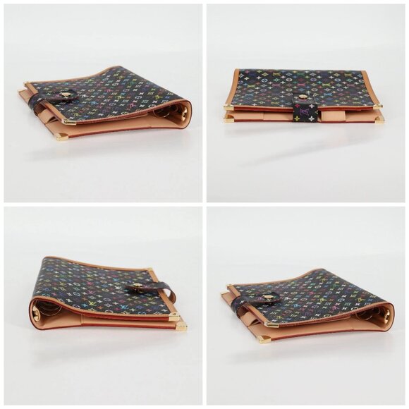 LOUIS VUITTON Multicolor Agenda GM Day Planner Cover Black R20893 Auth 135956V - Picture 16 of 16